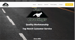 Desktop Screenshot of foxcoatings.com